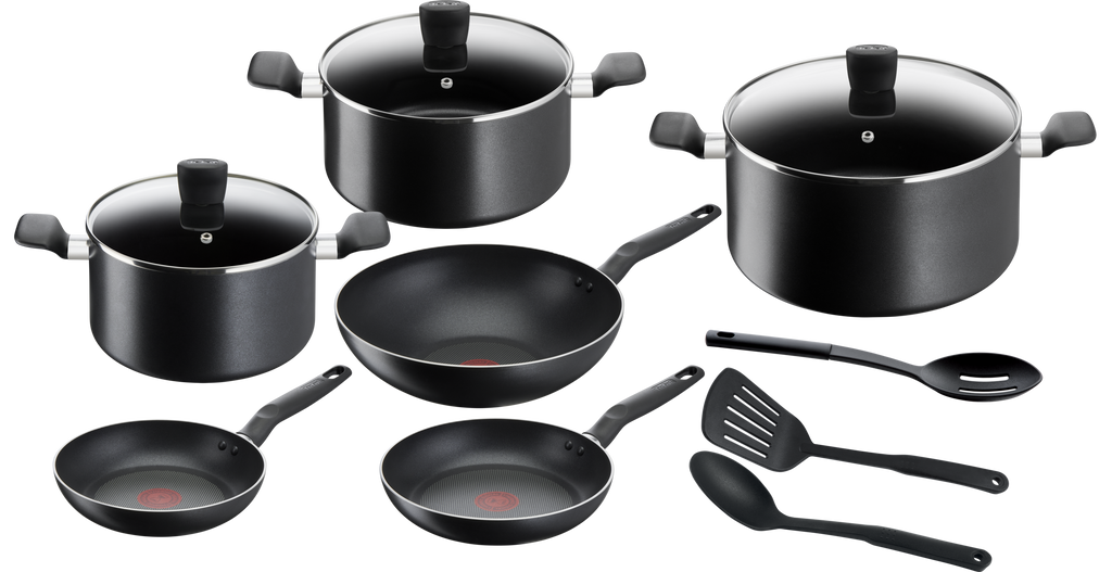 Tefal Super Cook Non-Stick 6pc Cookware Set