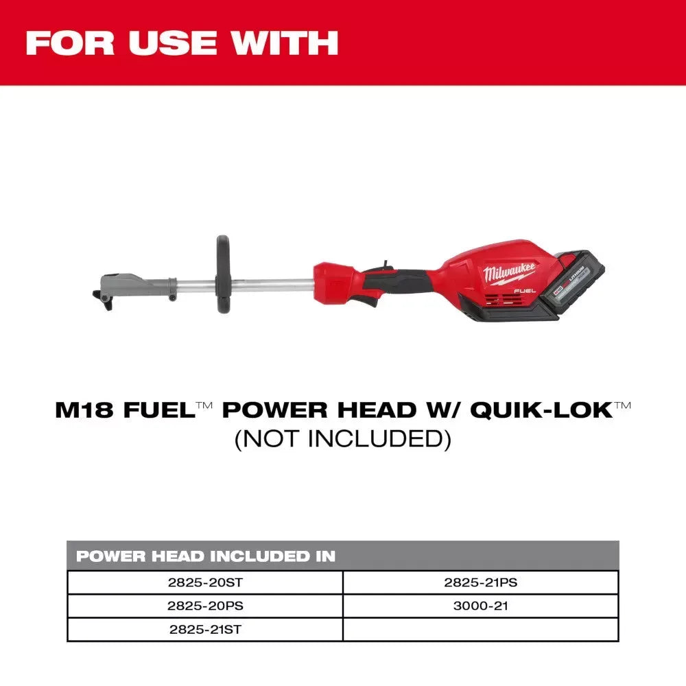 Milwaukee 49-16-2717 M18 FUEL 18V 10-Inch QUIK-LOK String Trimmer Attachment