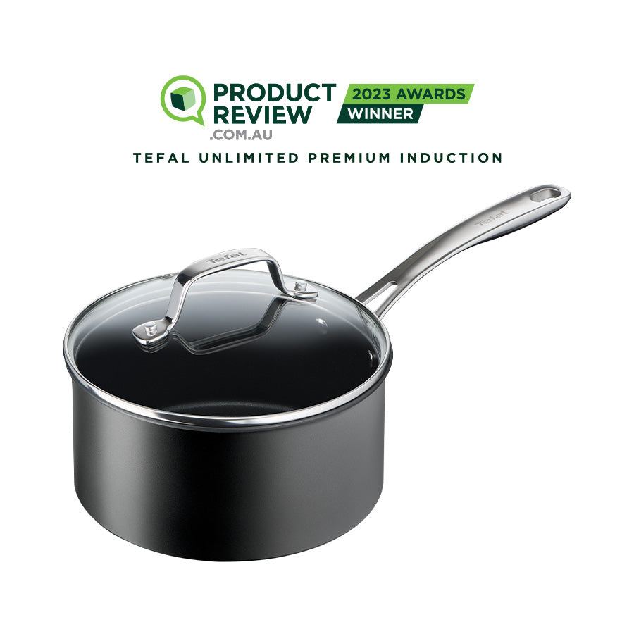 Tefal Unlimited Premium Non-Stick Induction Saucepan 18cm + Lid