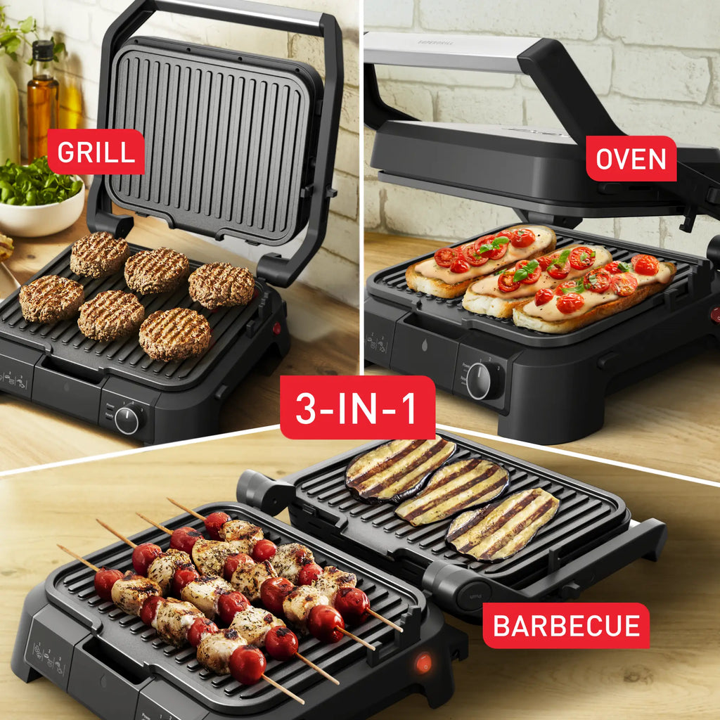 Tefal SuperGrill 3-in-1 Electric Grill Barbecue & Oven GC5108