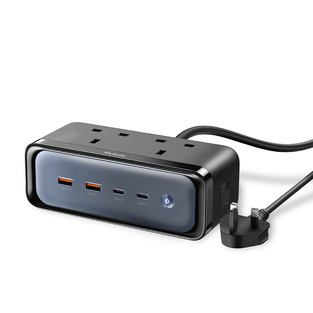 Mcdodo 70W 2C+2A+2AC GAN Lightning Protection Power Strip (UK)