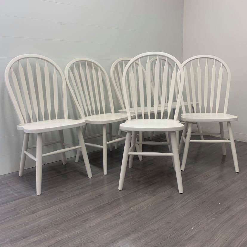 6 Oak Dining Chairs