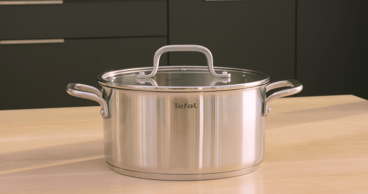 Tefal Virtuoso Induction Stainless Steel Uncoated 5pc Set