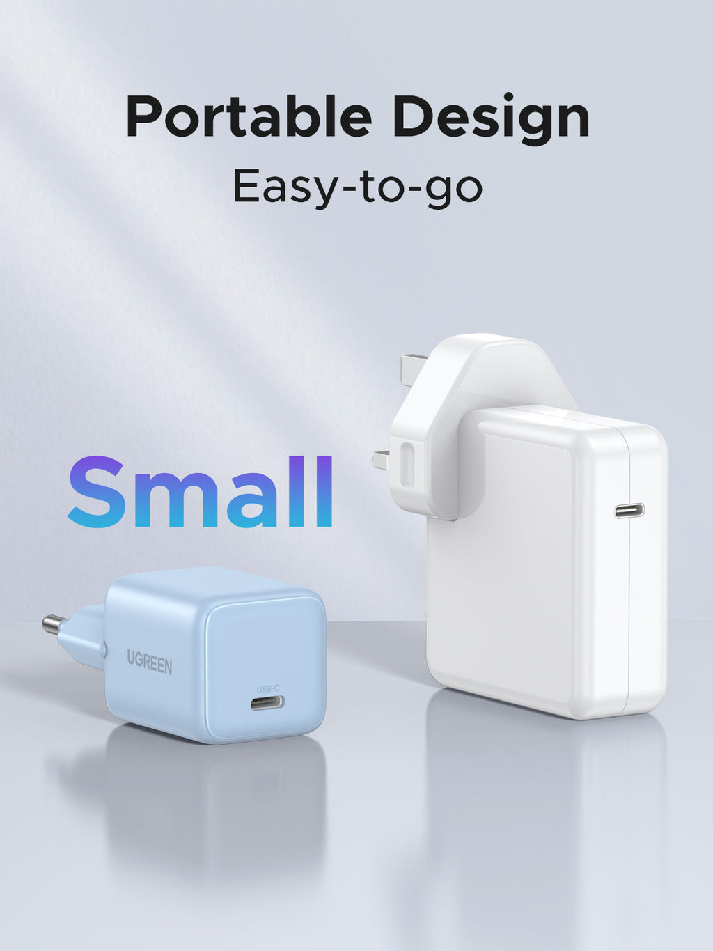 UGREEN Charger USB-C GaN Fast 20W EU Blue