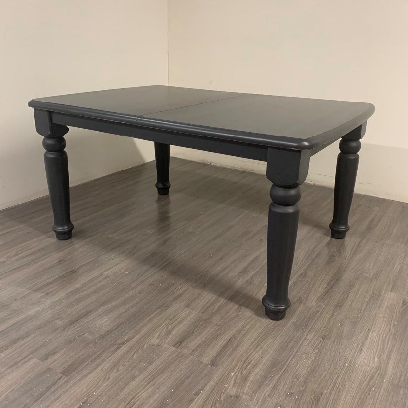 4 Cast Black Dining Chairs