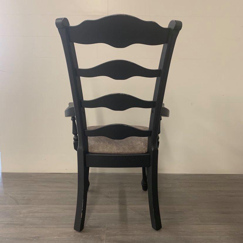 Farmhouse Cast Black Accent Chair
