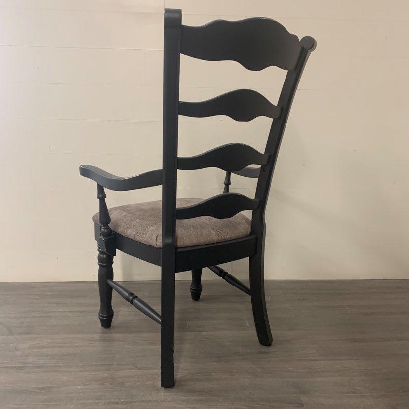 Farmhouse Cast Black Accent Chair