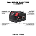 Milwaukee 48-11-1850 M18 18V 5.0Ah REDLITHIUM XC Extended Capacity Battery