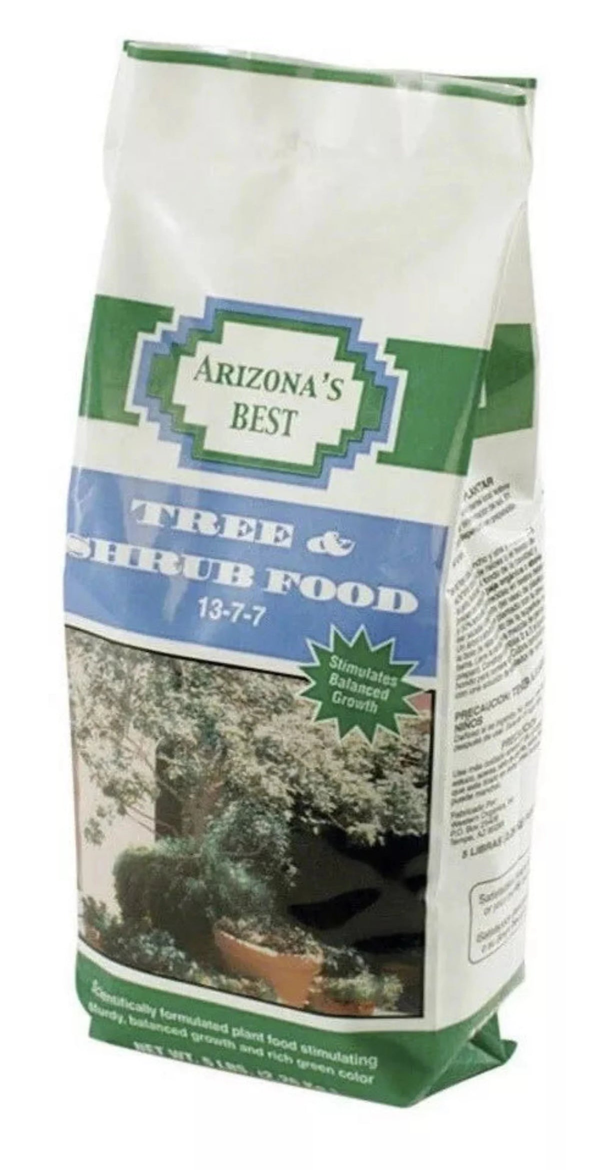 Arizona's Best AZB10082 5 LB Bag of 13-7-7 Tree & Shrub Food Fertilizer
