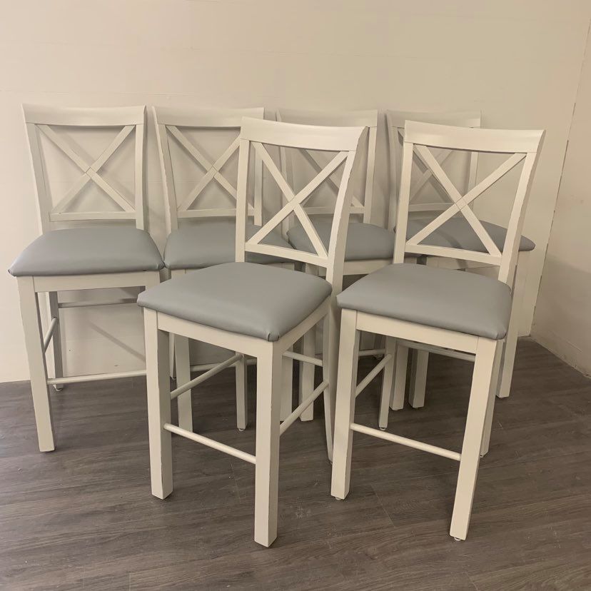 3 Shiplap Counter Height Bar Stools