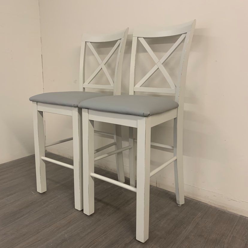 3 Shiplap Counter Height Bar Stools