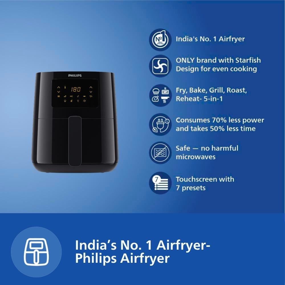 Philips 4.1L Digital Airfryer with Rapid Air Technology - HD9252/90