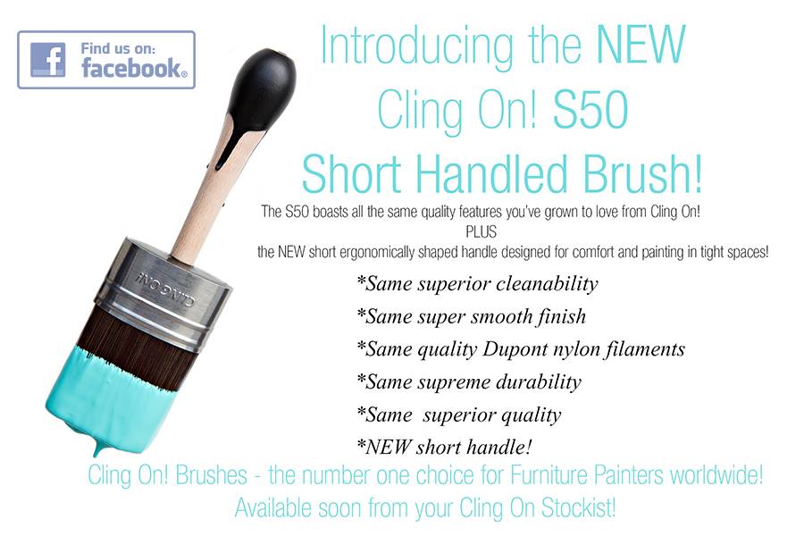 Cling On Short Handle Paint Brushes