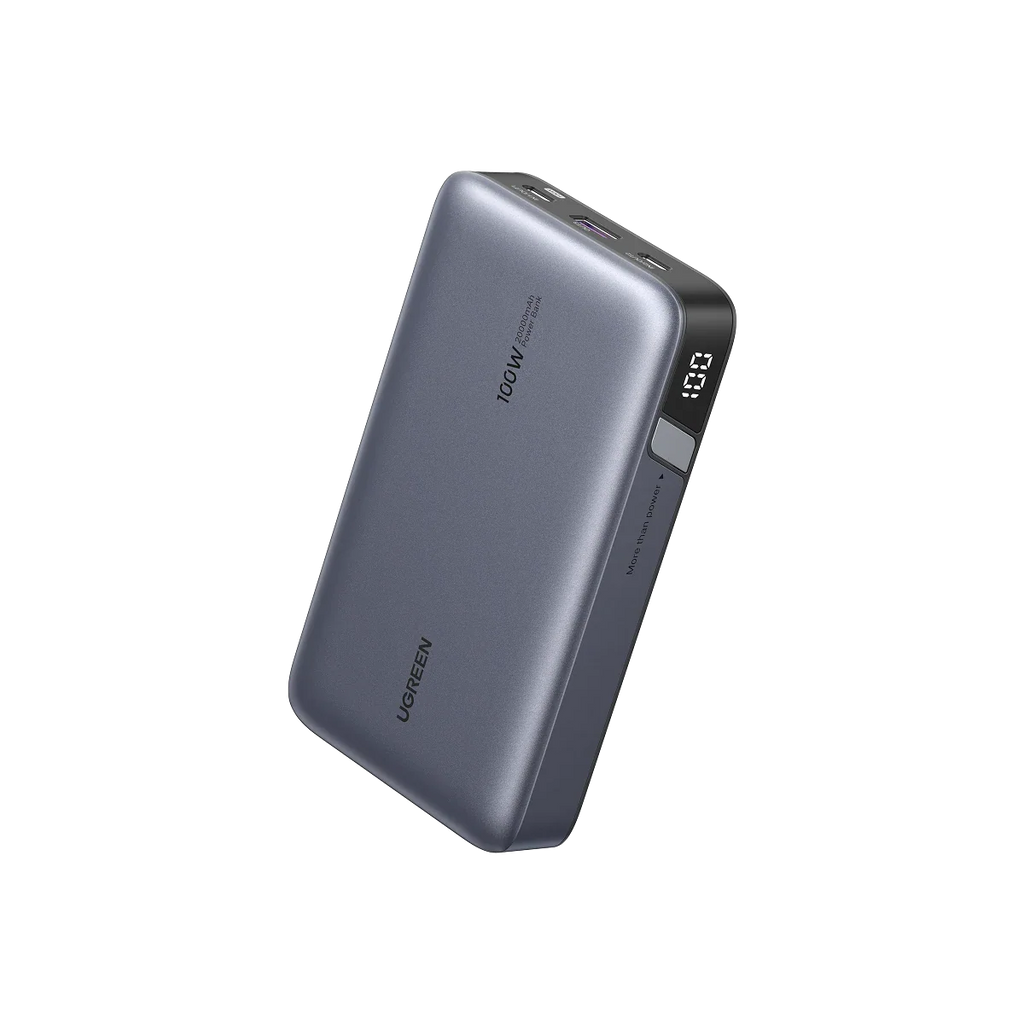 UGREEN Nexode Power Bank 100W 20000mAh, Batería Externa Carga Rápida con Pantalla