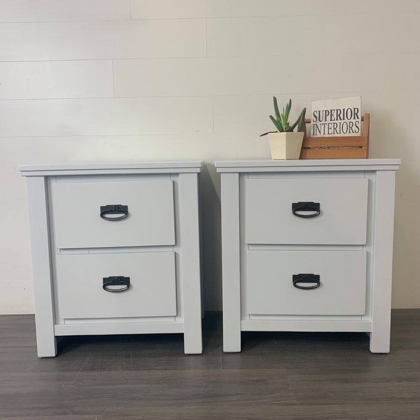 2 Crystal Mountain Bedside Tables