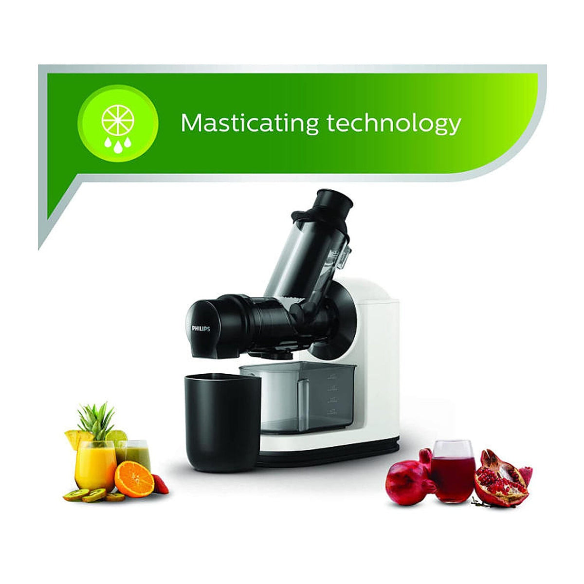 Refurbished Philips Masticating Slow Juicer 150 Watt - HR1887/81