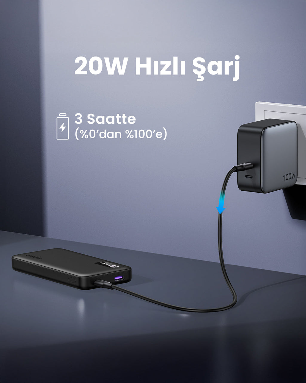 UGREEN Zapix Powerbank 10000mAh 20W