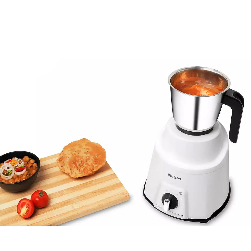 Philips Mixer Grinder with Food Processor Jar 750 Watt White - HL7763/00