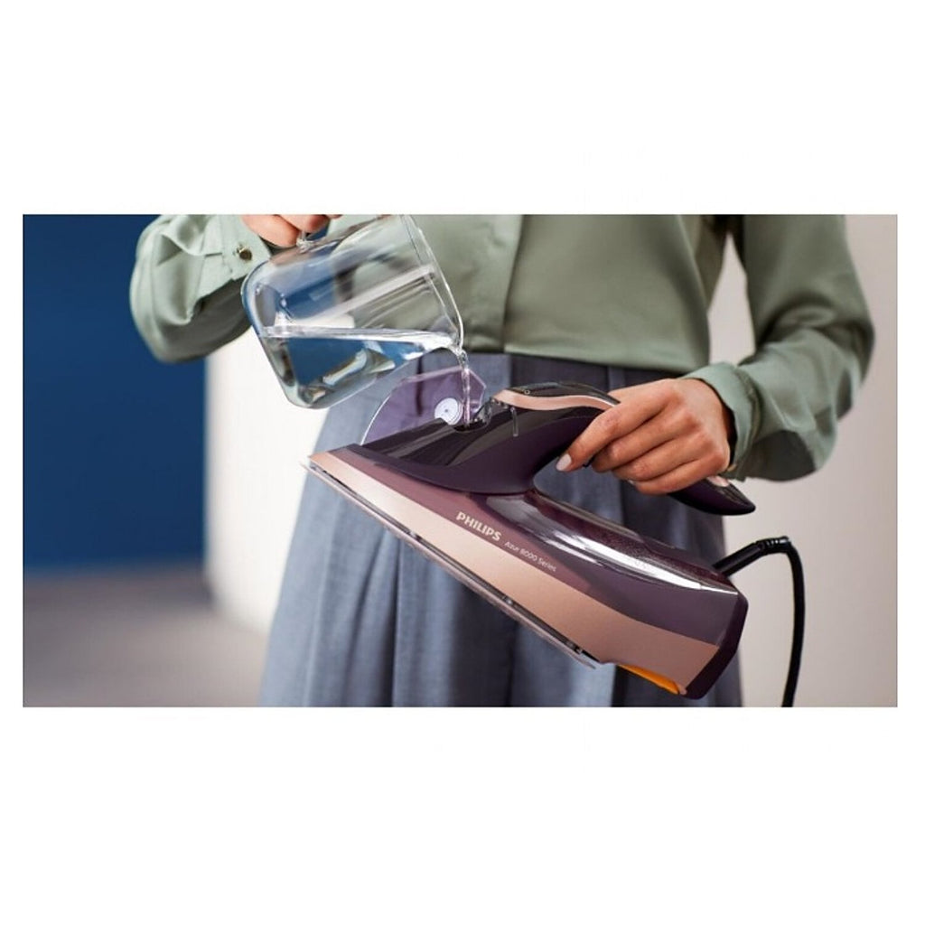 Philips Steam Iron 3000W with Intelligent Steam - DST8040/30