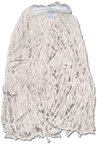 Abco 01321 20-oz 8-Ply Heavy Duty Janitorial Cotton Mop Head - Quantity of 6
