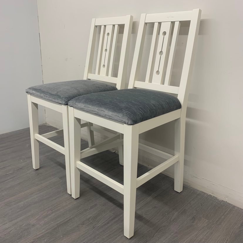 2 Ivory Counter Height Stools