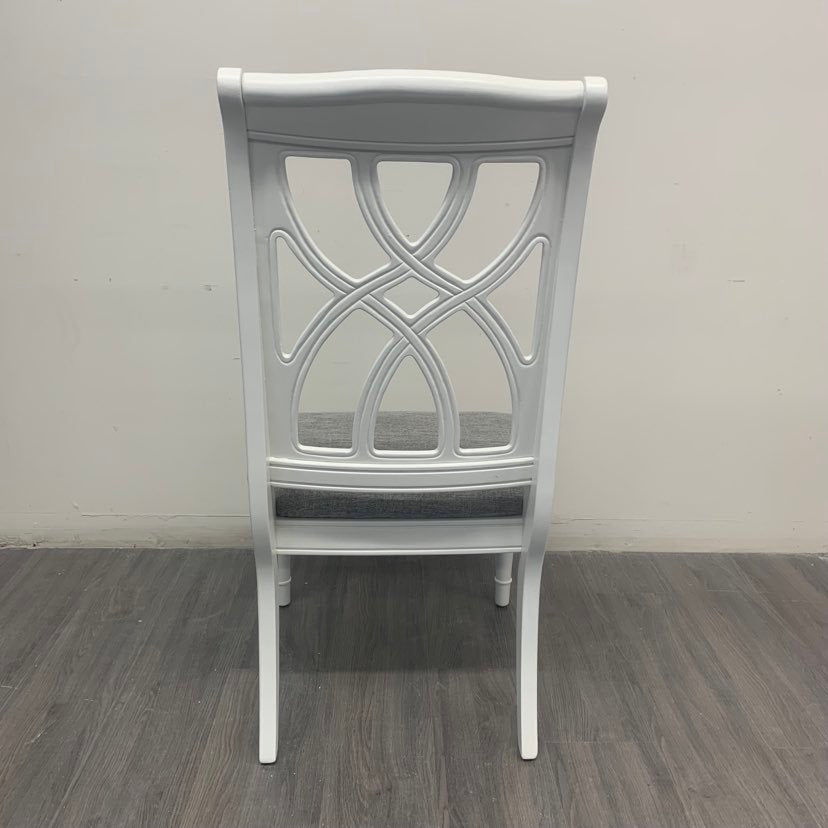 4 Little White Dining Chairs