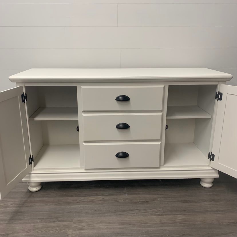 Little White Modern Farmhouse Buffet