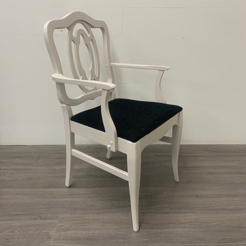 Bone White Arm Chair