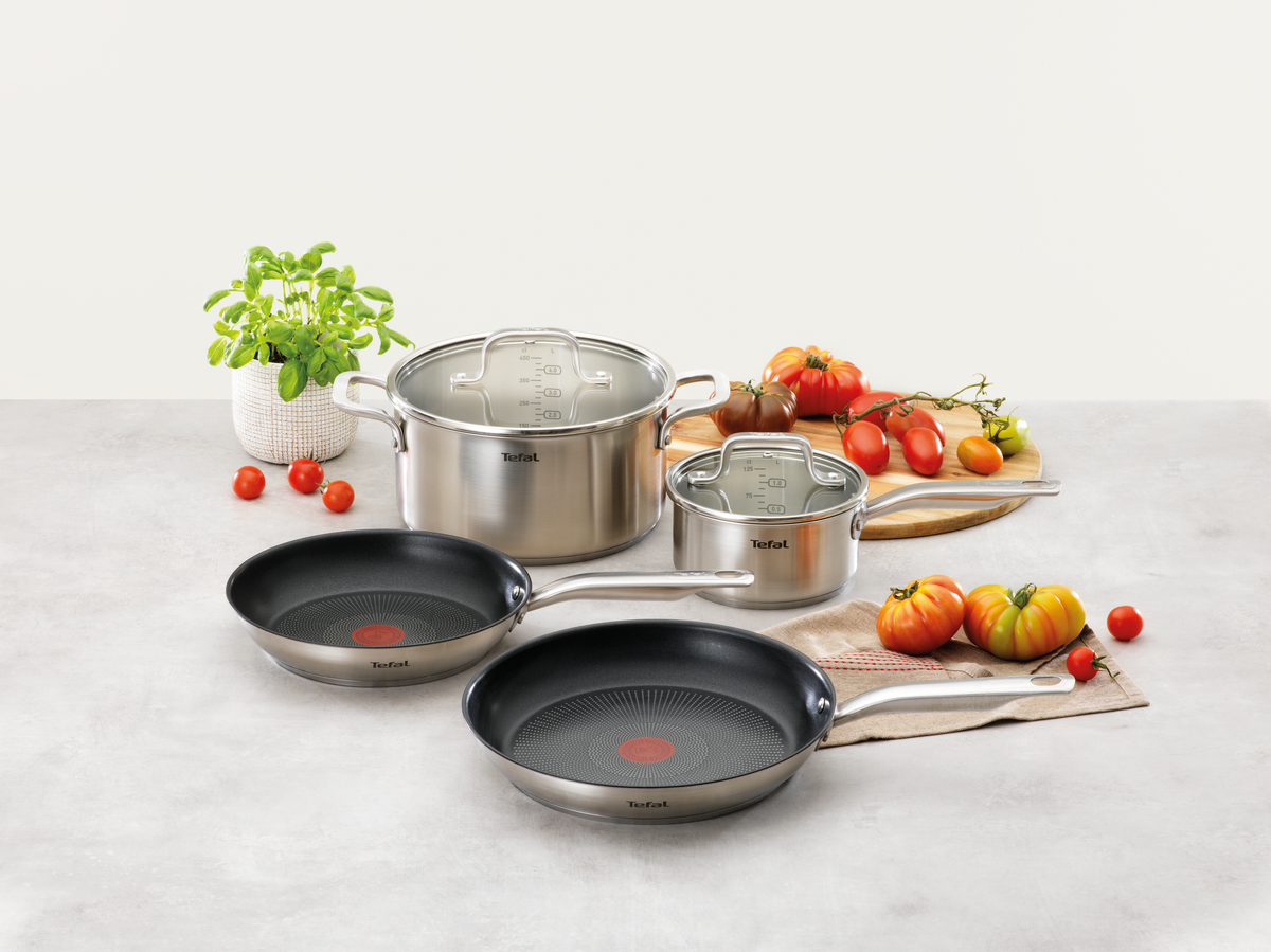 Tefal Virtuoso Stainless Steel Induction Non-Stick Frypan 28cm