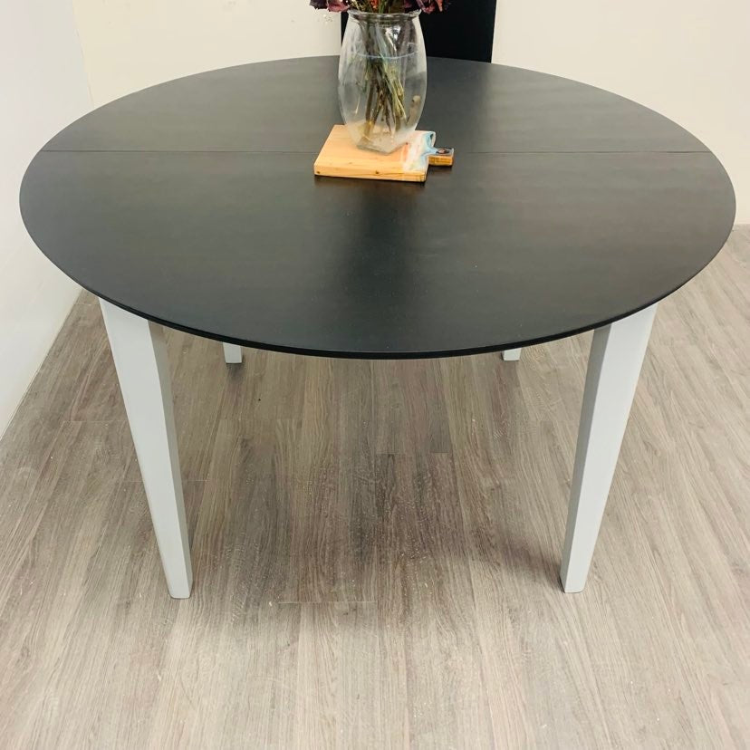 6 Piece Black Farmhouse Dining Set