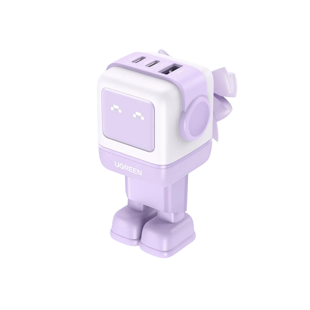 UGREEN Uno Charger RG 65W 3-Port GaN Fast EU Purple