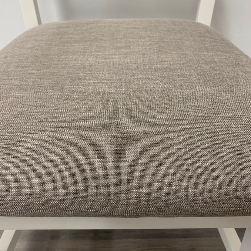 6 Little White Dining Chairs