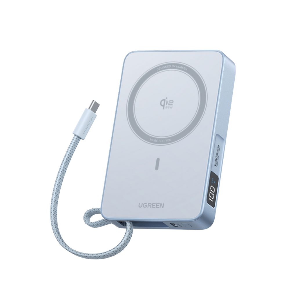 UGREEN MagFlow พาวเวอร์แบงค์ไร้สาย 10000mAh 25W