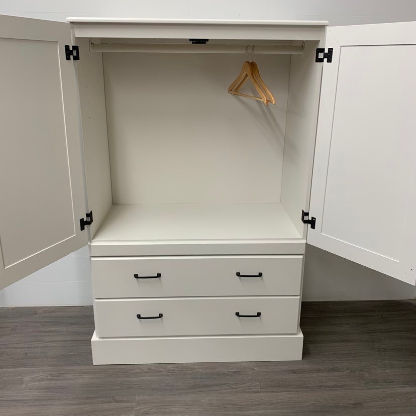 Little White Storage Cabinet