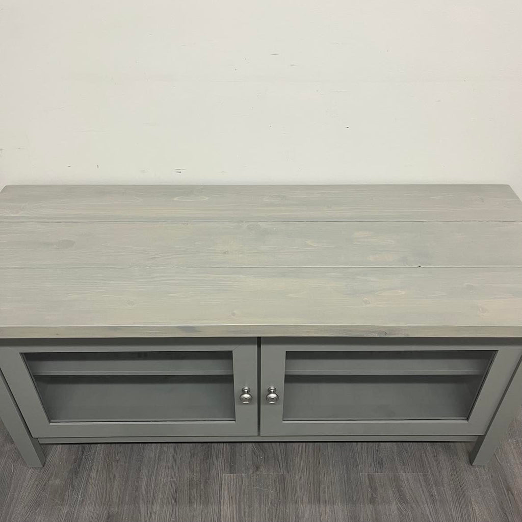 Barn Wood TV Entertainment Stand
