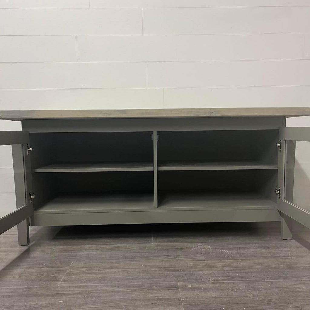 Barn Wood TV Entertainment Stand