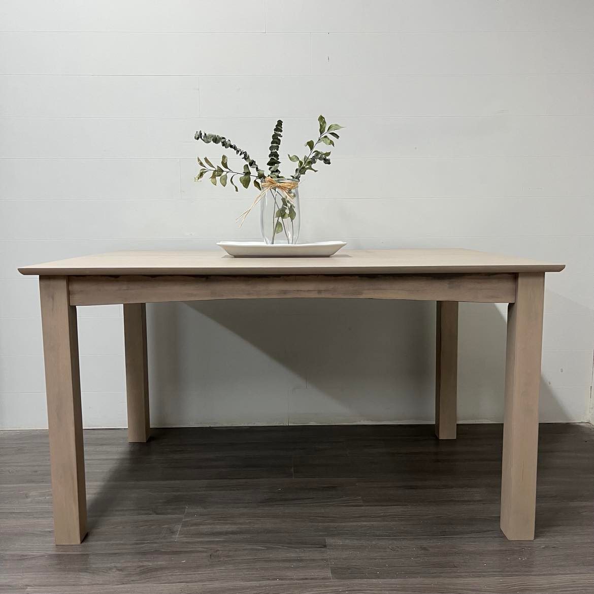 Burlap Dining Table