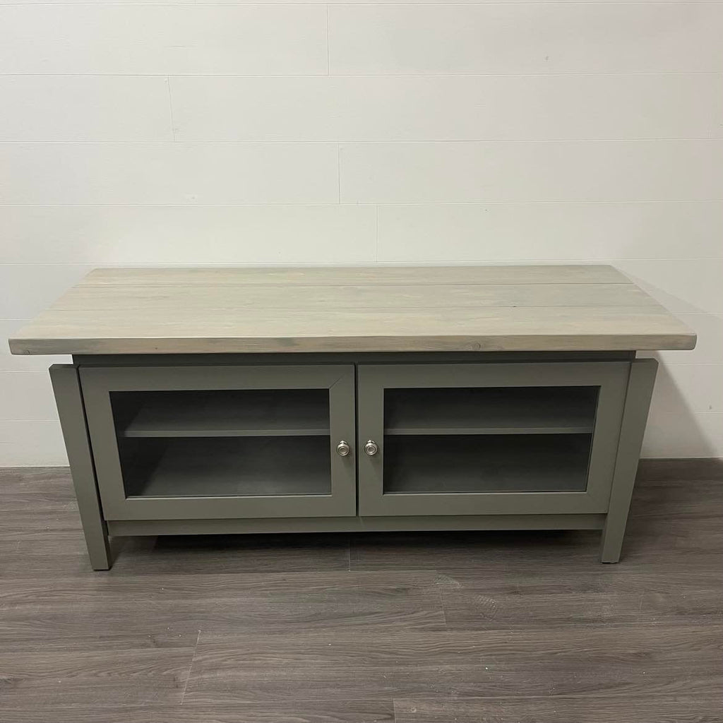 Barn Wood TV Entertainment Stand