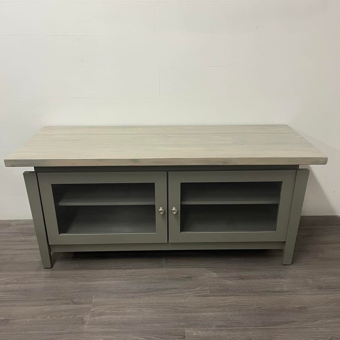 Barn Wood TV Entertainment Stand
