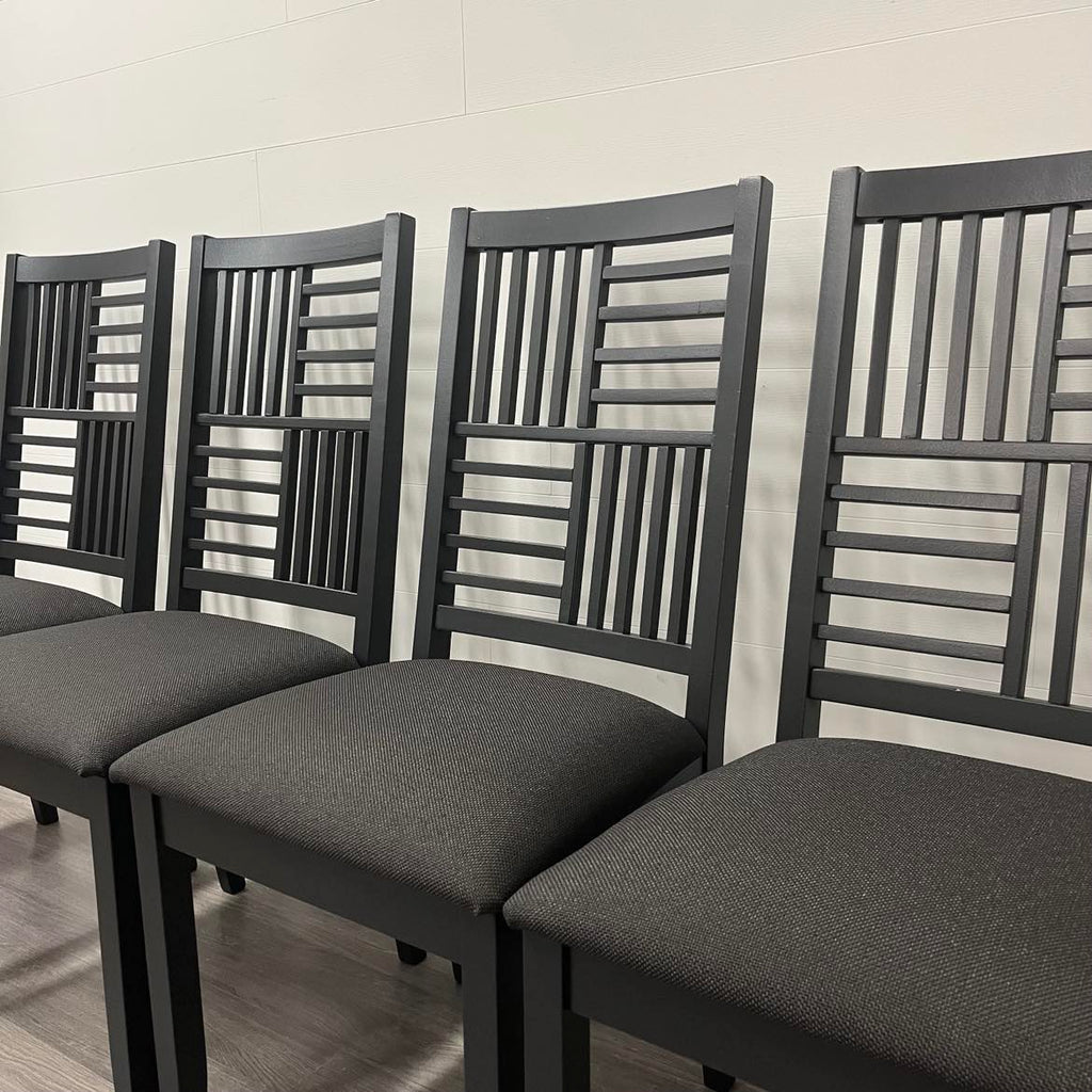 4 Black Mountain Dining Chairs