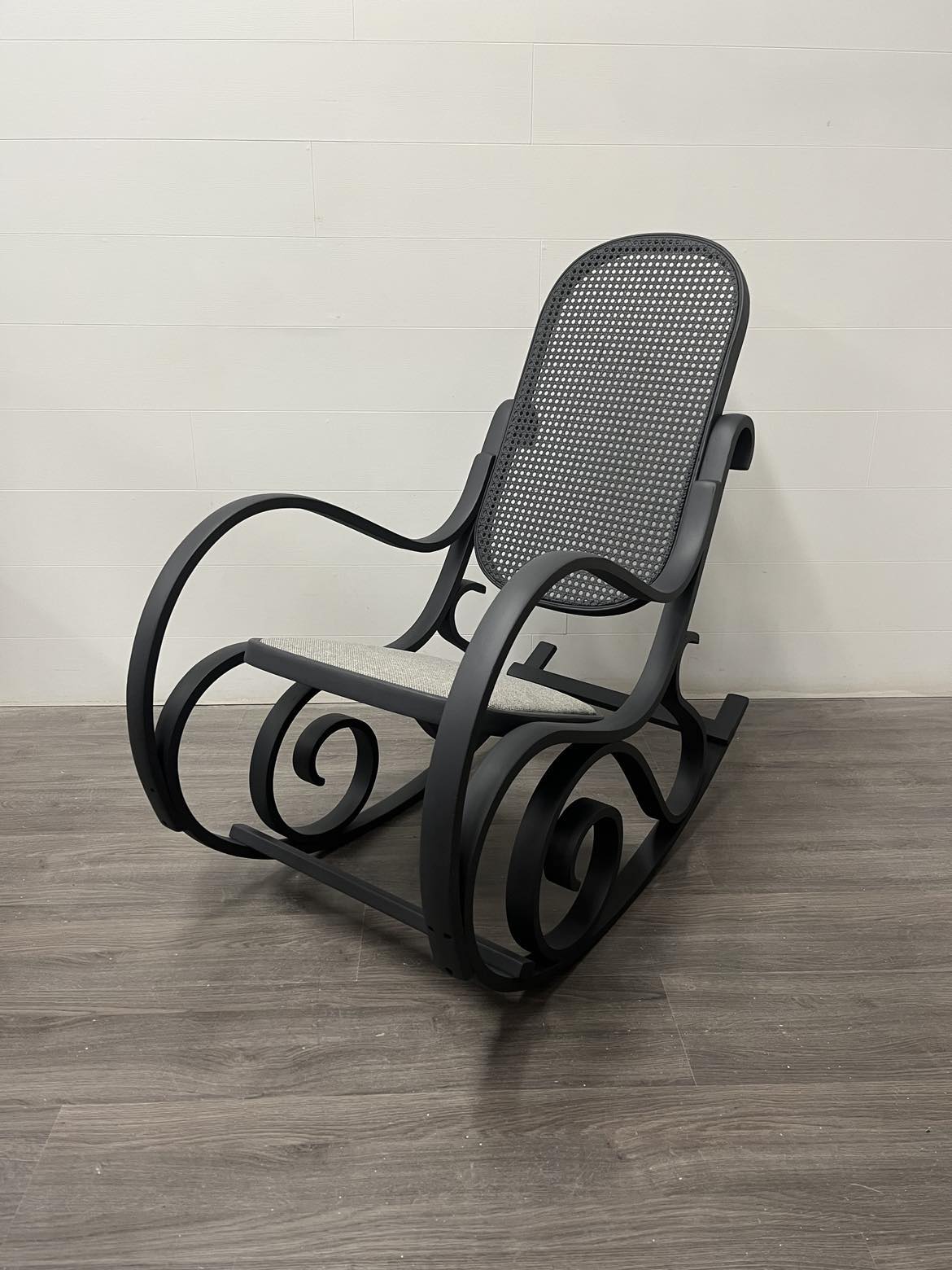 Cast Black Rocking Chair