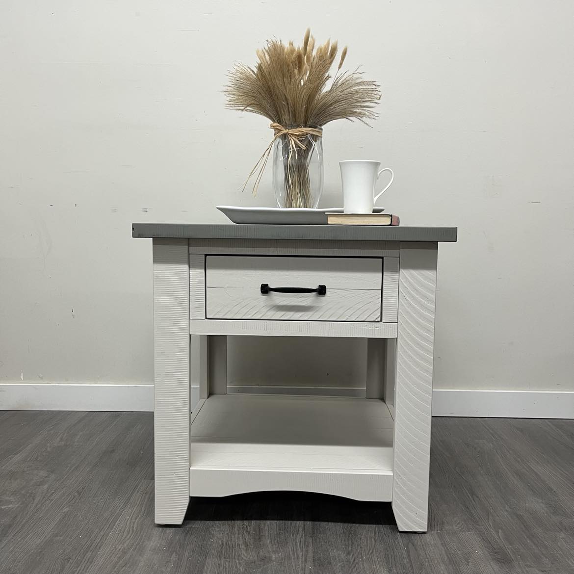 2 Barn Wood Side Tables