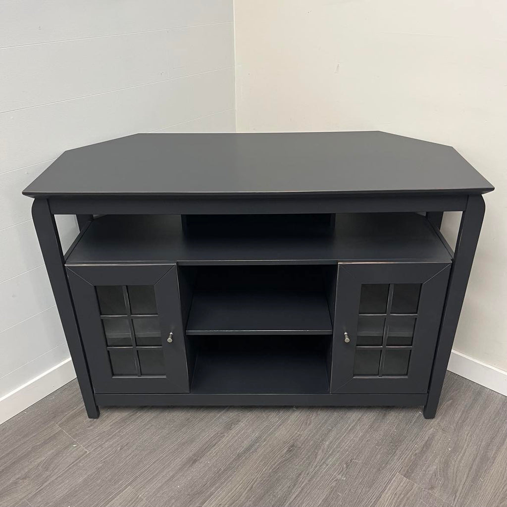 Cast Black TV Stand