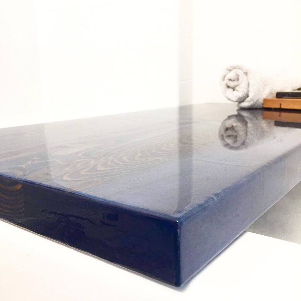 Douglas Fir Resin Bathtub Tables