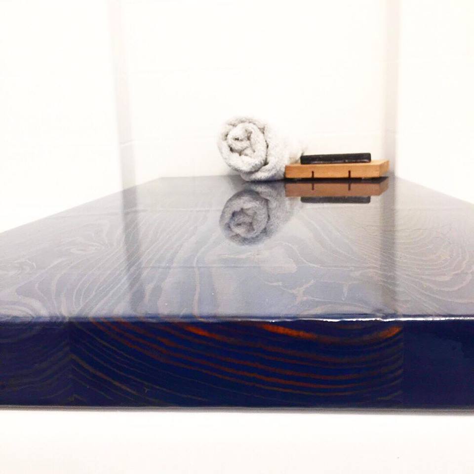 Douglas Fir Resin Bathtub Tables