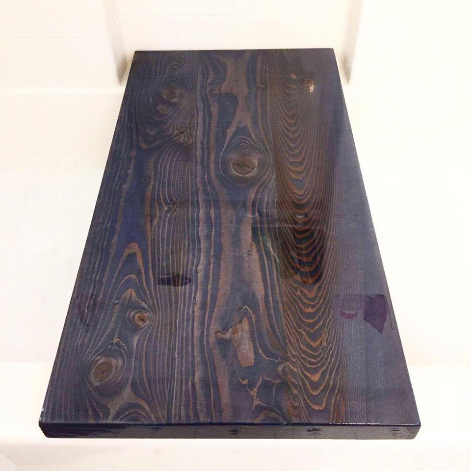 Douglas Fir Resin Bathtub Tables