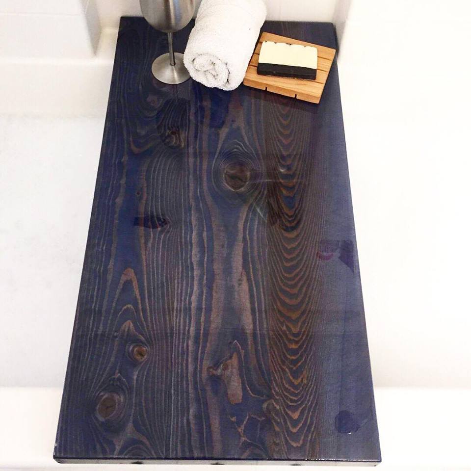 Douglas Fir Resin Bathtub Tables