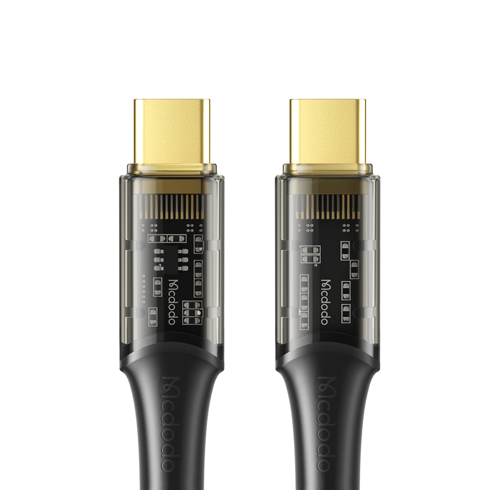 Mcdodo Amber Series USB-C to USB-C PD 100W Transparent Cable (1.2M)