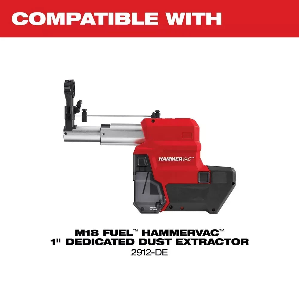 Milwaukee 2912-22 M18 FUEL 18V 1 SDS Plus Brushless Rotary Hammer Kit
