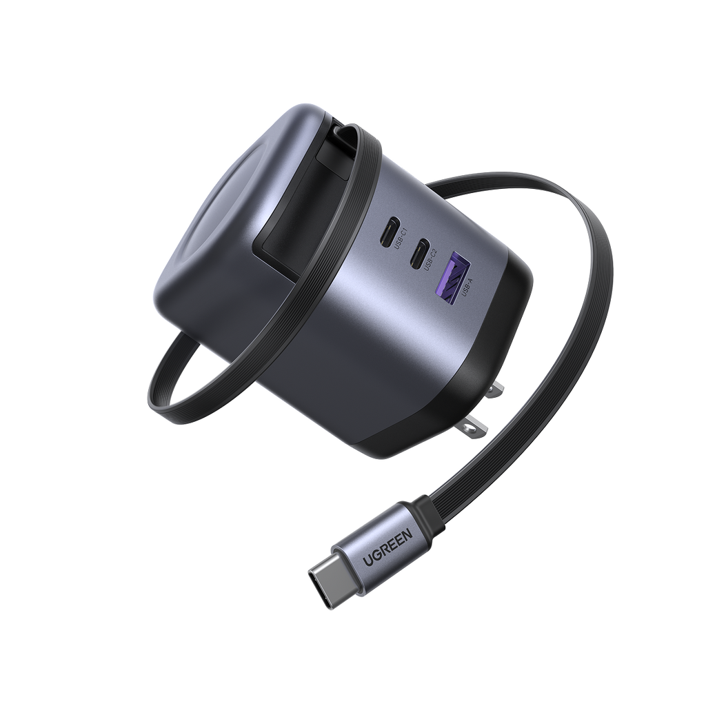 Củ Sạc UGREEN Dây Rút USB-C 100W